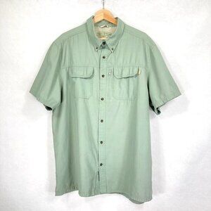 Field & Stream Mens Lightweight Short Sleeve Button Down Shirt XXL